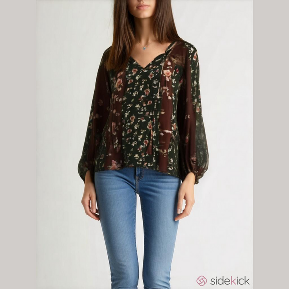 NWT Tolani Belle Floral Top - Picture 1 of 9